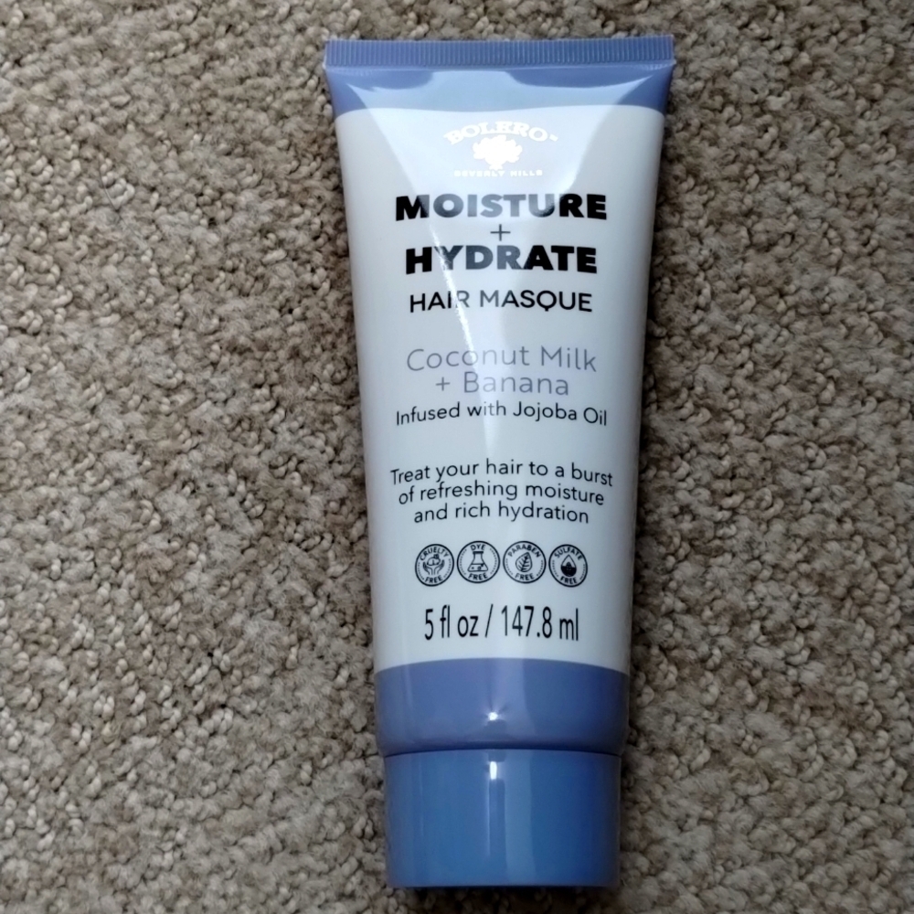 Bolero Beverly Hills Moisture Hydration Hair Masque coconut banana jojoba oil